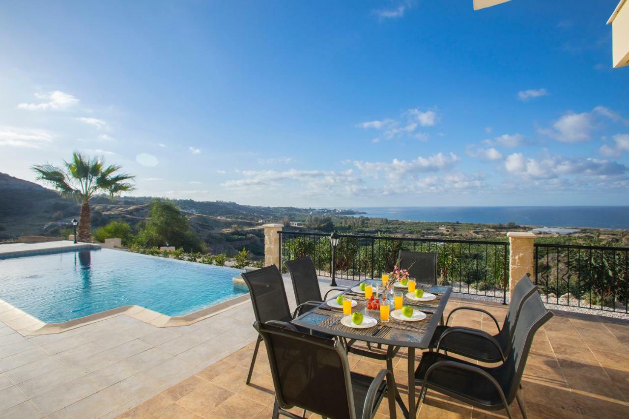 Villa Blue Jadeite Peyia Bagian luar foto