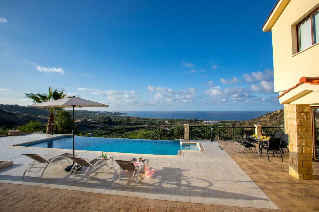 Villa Blue Jadeite Peyia Bagian luar foto