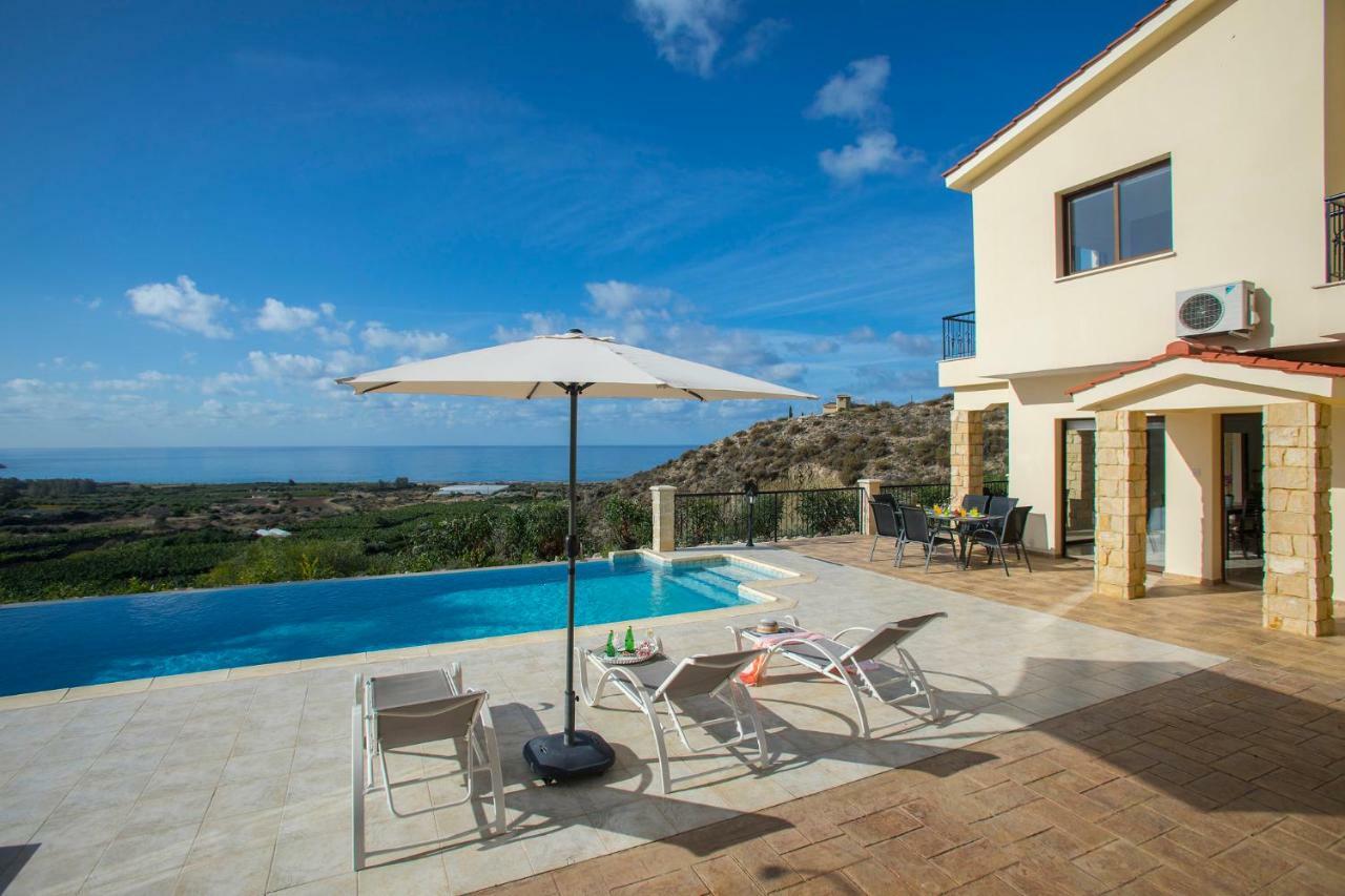 Villa Blue Jadeite Peyia Bagian luar foto