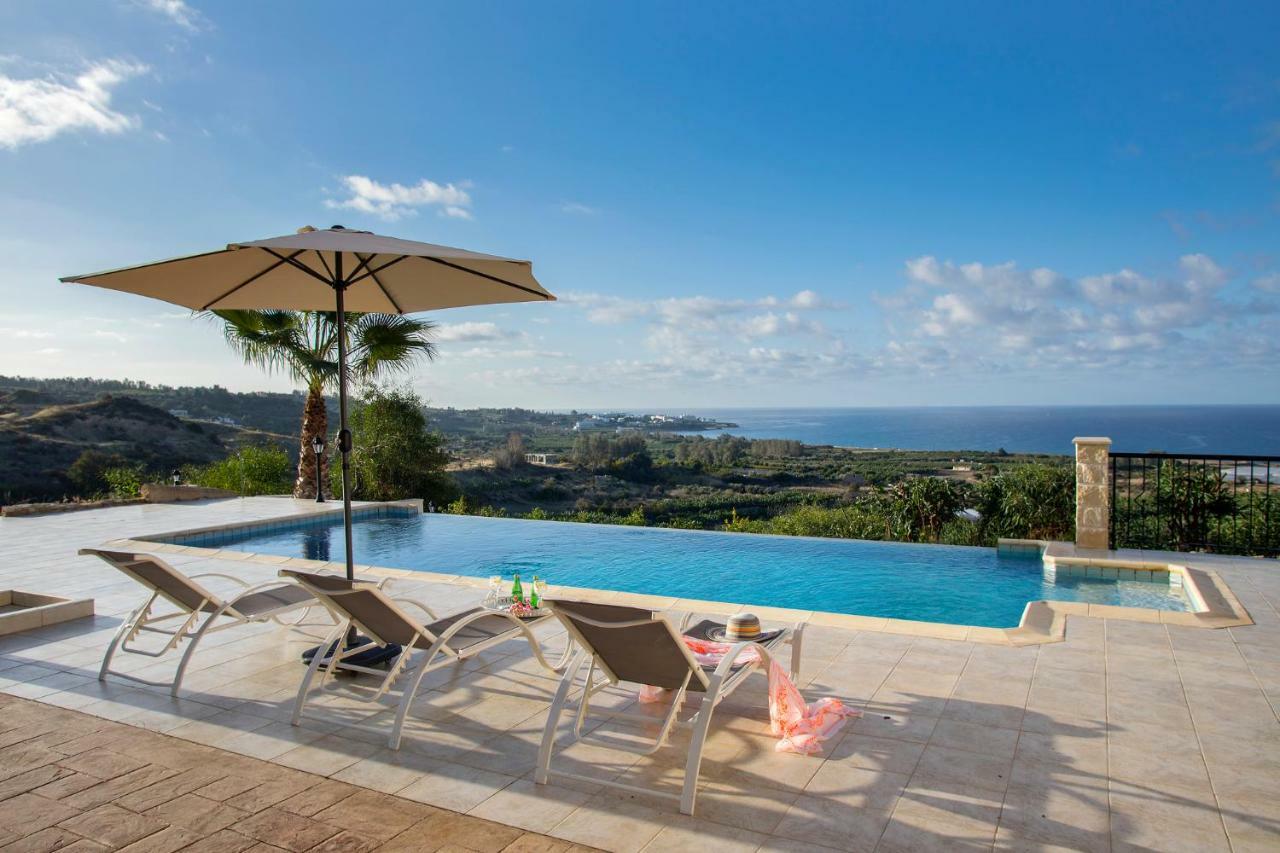 Villa Blue Jadeite Peyia Bagian luar foto